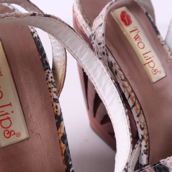 Two Lips “Lazer” Wooden Sandals - Picture 5 of 8